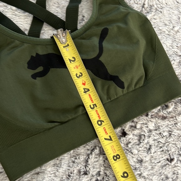 Puma Logo Front Sports Bra Cross strap - Picture 5 of 5